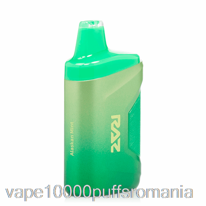Vape Romania Raz Ca6000 0% Zero Nicotina De Unică Folosință Menta Alaska